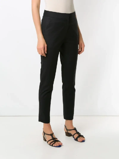 Shop Andrea Marques Pockets Straight Trousers In Black