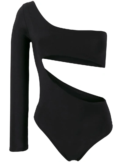 Shop Alchemy Cutout Detail Top In Black