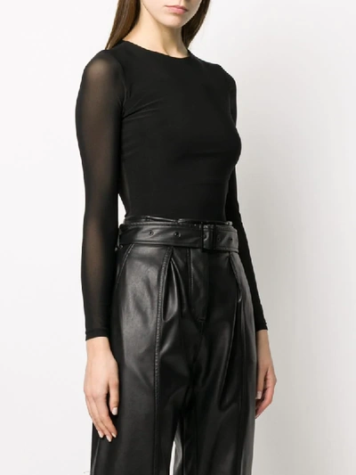 Shop Alchemy All-in-one Top In Black