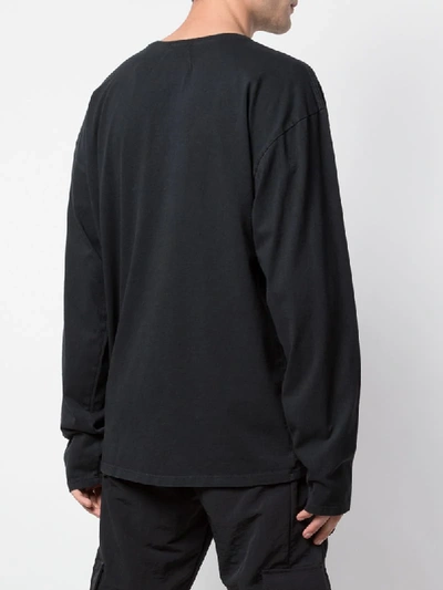 RHUDE LONG SLEEVE WILD SPIRIT T-SHIRT 