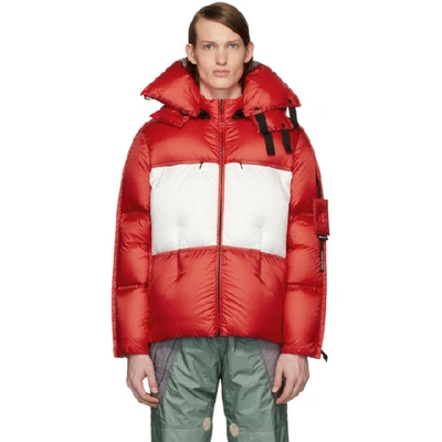 Shop Moncler Genius 5 Moncler Craig Green Red Down Coolidge Jacket In 490red