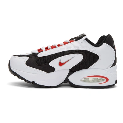 Shop Nike Black And White Air Max Triax 96 Sneakers In 105 White/u