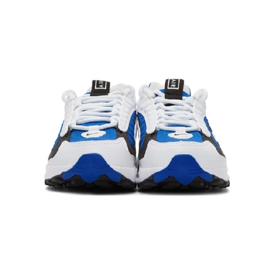 Shop Nike White And Blue Air Max Triax Sneakers In 106 White/v