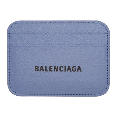 Shop Balenciaga Purple Cash Card Holder In 5360 Lt Pur