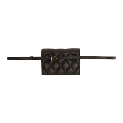 Shop Balenciaga Black Xs Sharp Belt Bag In 1000 Black