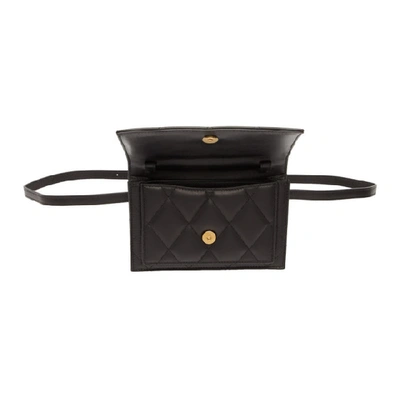Shop Balenciaga Black Xs Sharp Belt Bag In 1000 Black