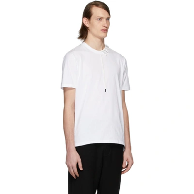 Shop Craig Green White Laced T-shirt