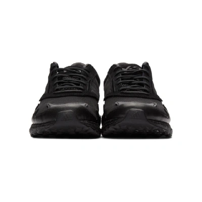 Shop Y-3 Black Rhisu Run Sneakers