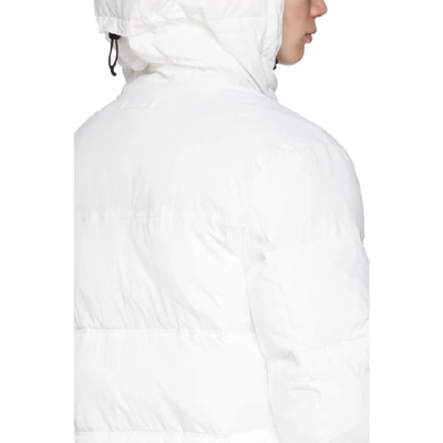 Shop The Very Warm Off-white Anorak Puffer Jacket In Off White