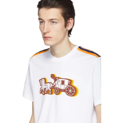 Shop Coach 1941 White Horse And Carriage T-shirt