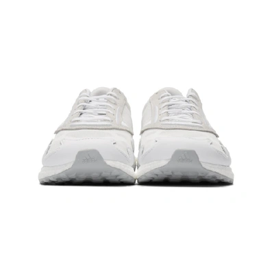 Shop Y-3 White Rhisu Run Sneakers In Ftwrwhite/b