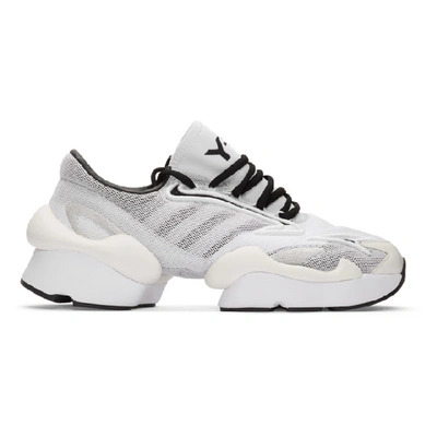 Shop Y-3 White Ren Sneakers In Ftwrwhite/b
