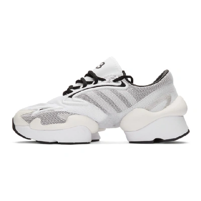 Shop Y-3 White Ren Sneakers In Ftwrwhite/b