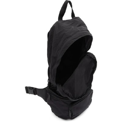 Shop Y-3 Black Packable Backpack In Black 852a/