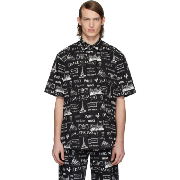 balenciaga button up