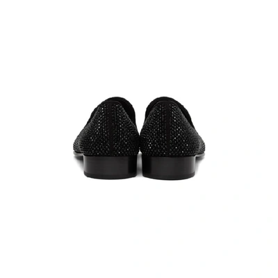 Shop Giuseppe Zanotti Black Lewis Loafers