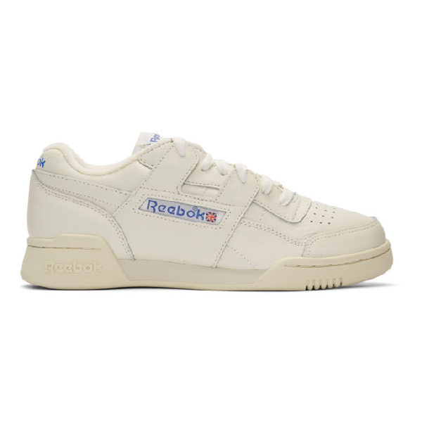 reebok white workout plus