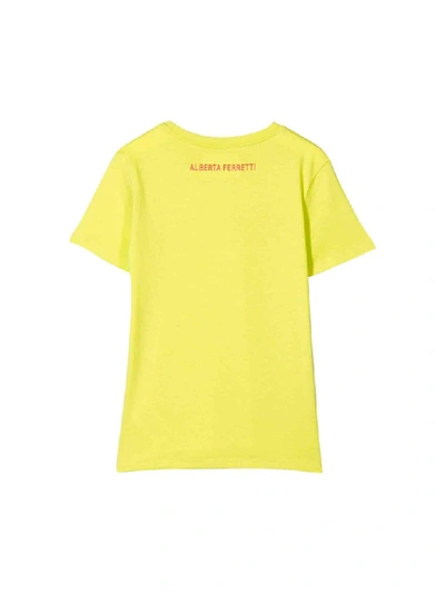 Shop Alberta Ferretti Yellow T-shirt In Giallo