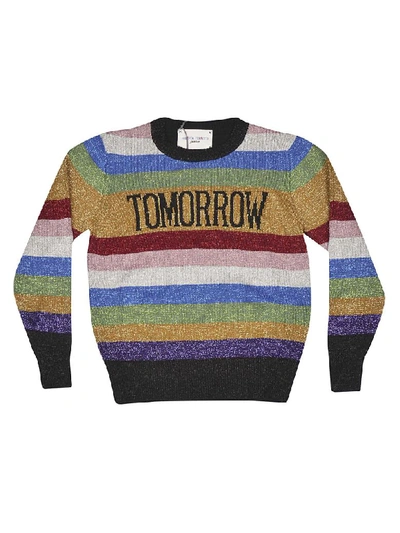 Shop Alberta Ferretti Tomorrow Sweater In Multicolor