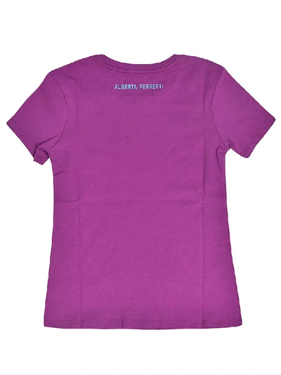 Shop Alberta Ferretti Thursday Short Sleeve T-shirt In Purple