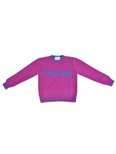 Shop Alberta Ferretti Thursday Sweater In Purple