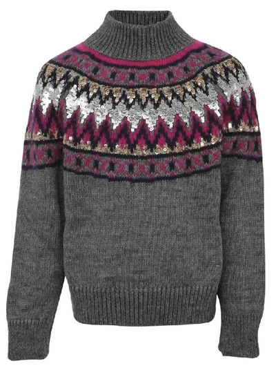 Shop Alberta Ferretti Sweater  Junior In Grey