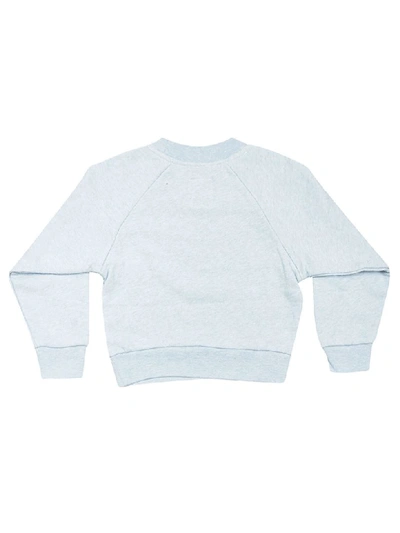 Shop Ao76 Embroidered Logo Sweatshirt In Blue