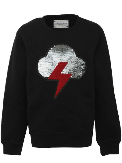 Shop Alberta Ferretti Sweatshirt  Junior In Black