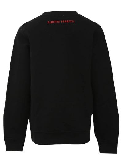 Shop Alberta Ferretti Sweatshirt  Junior In Black