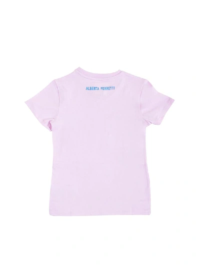 Shop Alberta Ferretti T-shirt Girl In Lilac