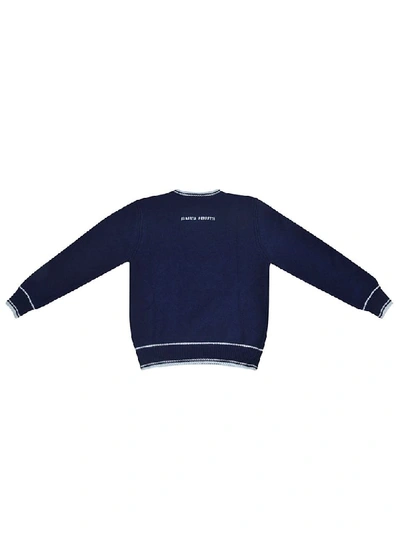 Shop Alberta Ferretti Wednesday Sweater In Blue