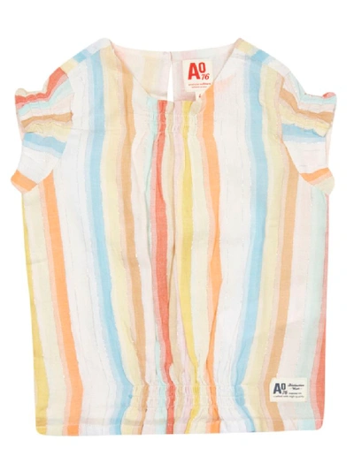 Shop Ao76 Striped Top In Multicolor