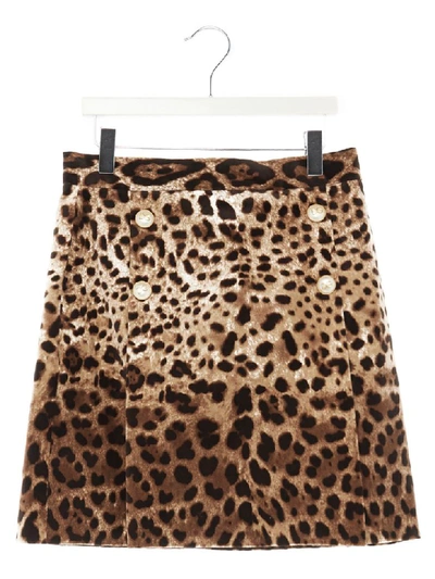 Shop Dolce & Gabbana Skirt In Multicolor