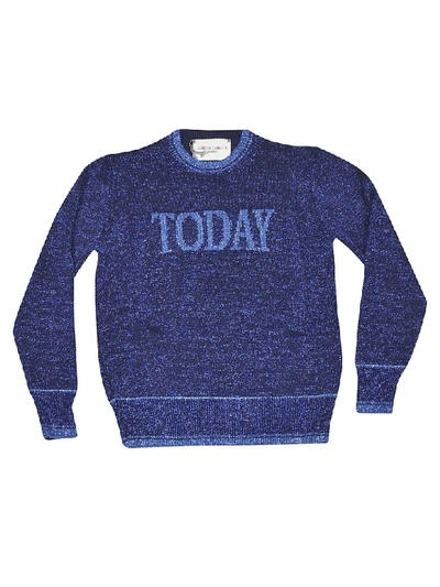 Shop Alberta Ferretti Today Sweater In Blue