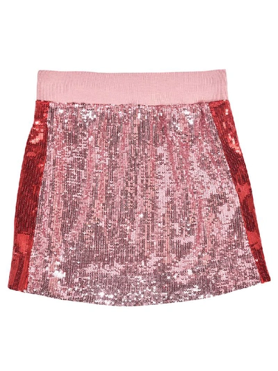 Shop Alberta Ferretti Embellished Skirt In Pink