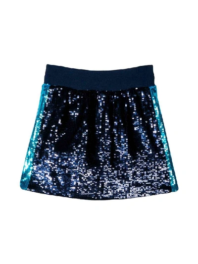 Shop Alberta Ferretti Blu Skirt