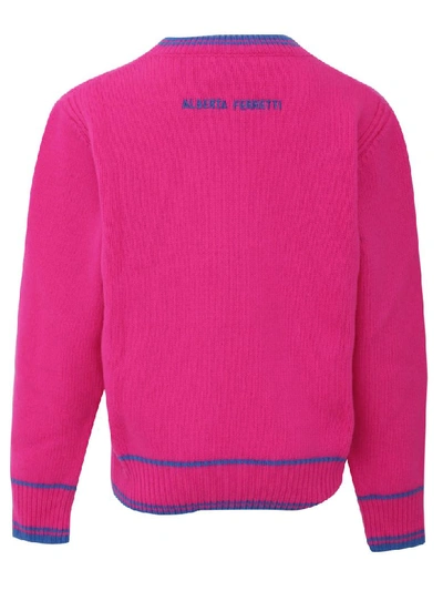 Shop Alberta Ferretti Sweater  Junior In Fuxia