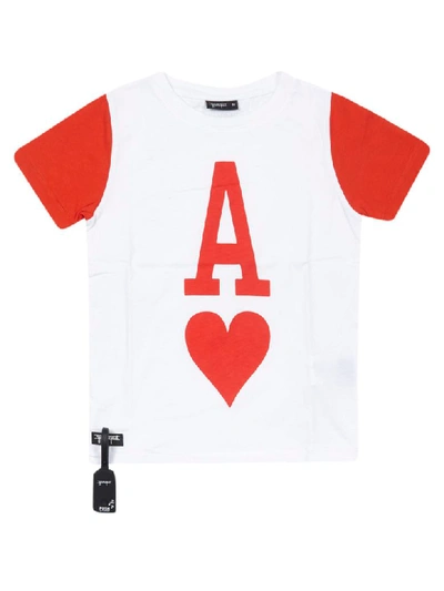 Shop Yporqué Ace Short Sleeve T-shirt In Red/white
