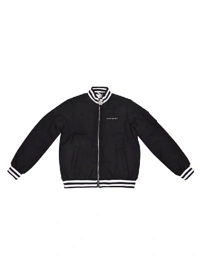 Shop Givenchy Zipped Bomber In Black