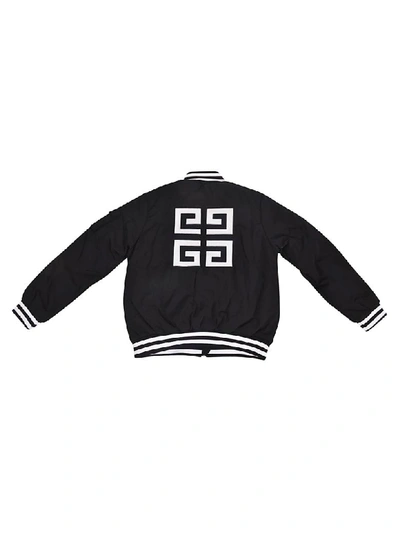 Shop Givenchy Zipped Bomber In Black