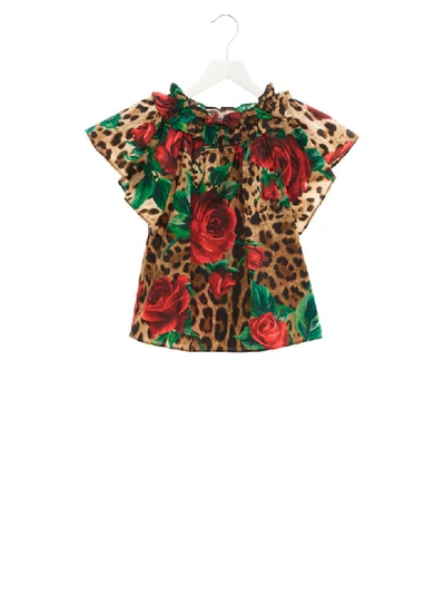 Shop Dolce & Gabbana Top In Multicolor
