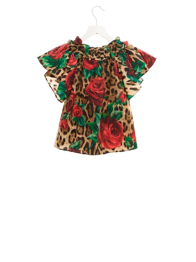 Shop Dolce & Gabbana Top In Multicolor