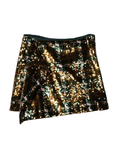 Shop Alberta Ferretti Skirt In Verde