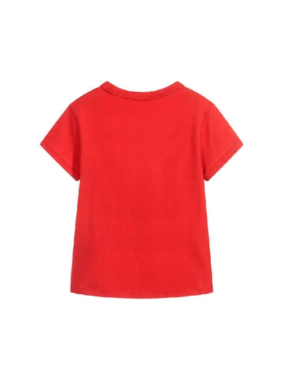 Shop Givenchy Red T-shirt For Boy In Rosso