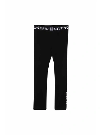 Shop Givenchy Leggings With Logo In Nero