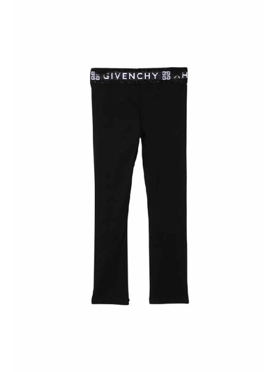 Shop Givenchy Leggings With Logo In Nero