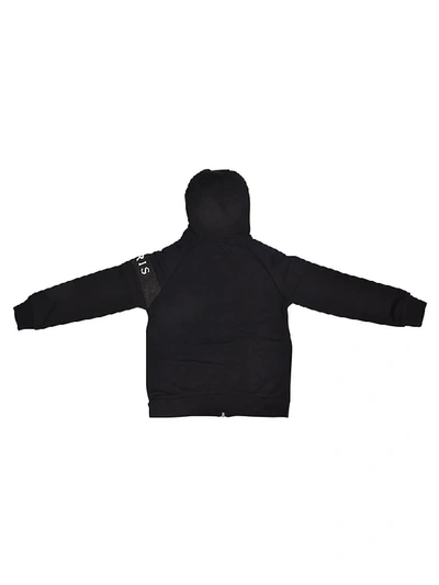 Shop Givenchy Zipped Hoodie In Black