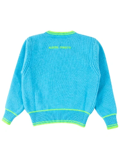 Shop Alberta Ferretti Baby Girl Sweater Tuesday In Turquoise