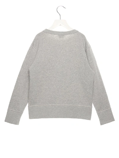 Shop Gucci Logo Interlock Sweatshirt In Grey