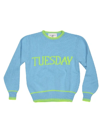 Shop Alberta Ferretti Tuesday Jumper In Turquoise/green